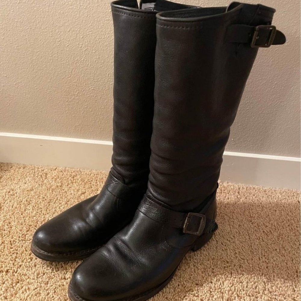 FRYE Veronica Slouch - Black Size 10